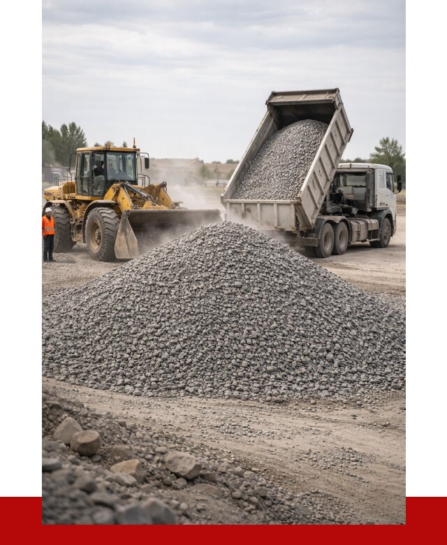 Купить щебень с доставкой в ессентуках от 2549 руб. | ПРОНЕРУДСсн