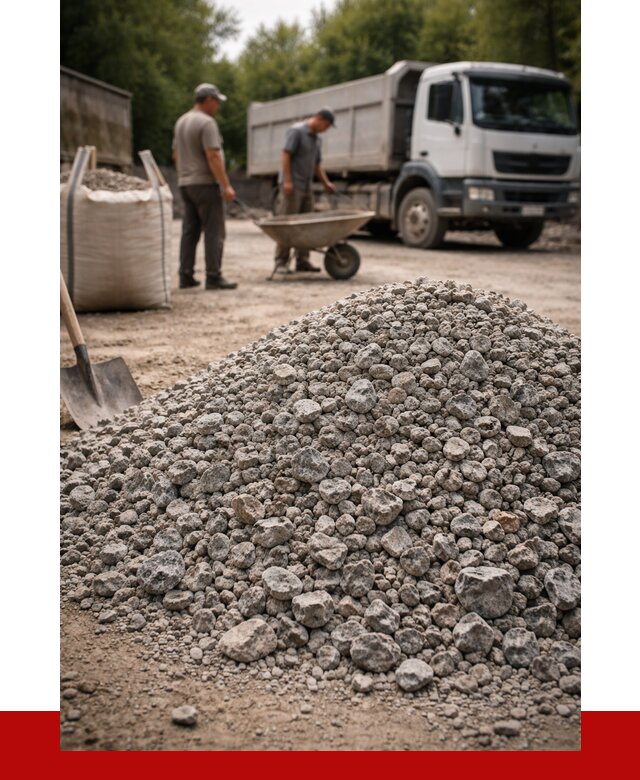 Гранитный щебень фракция 20-40 в ессентуках от 3263 руб. ПРОНЕРУДСсн