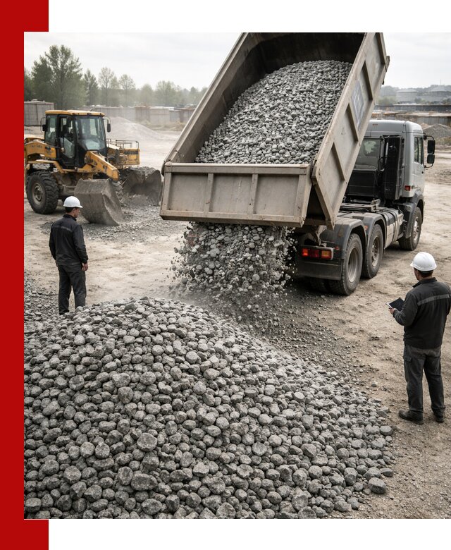Доставка гранитного щебня фракции 20-40 в ессентуках