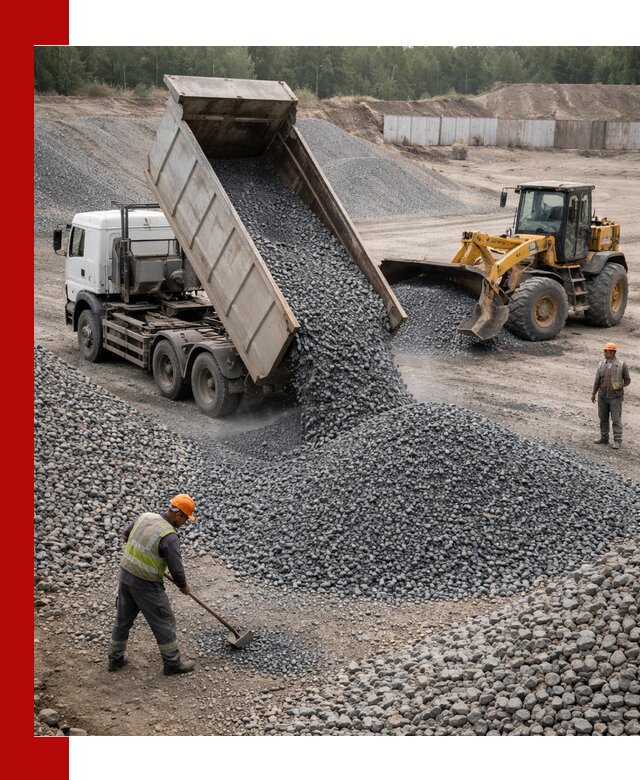 Щебень габбро-диабаз фр. 5-20 с доставкой в ессентуках