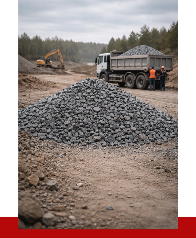 Щебень габбро диабаз фракция 40-70 в ессентуках от 2243 р-ПРОНЕРУДСсн