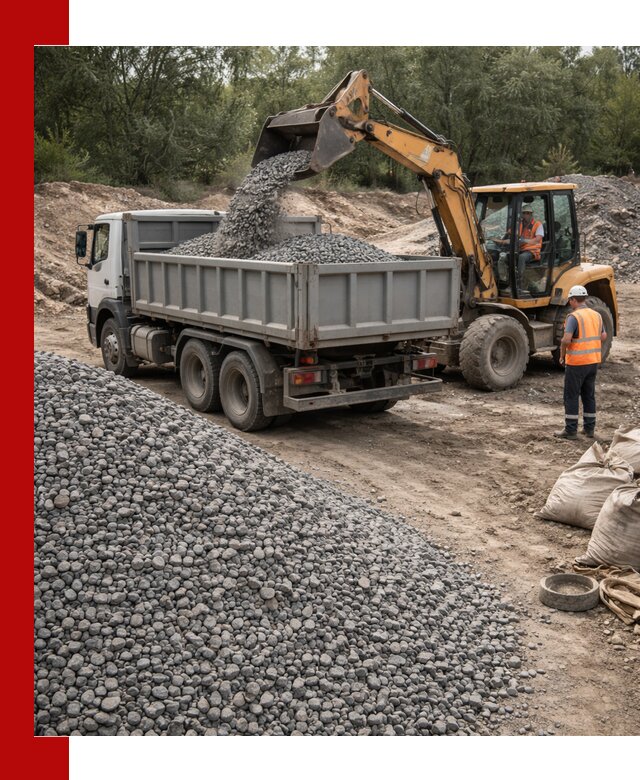 Доставка гравийного щебня в ессентуках оптом и в розницу