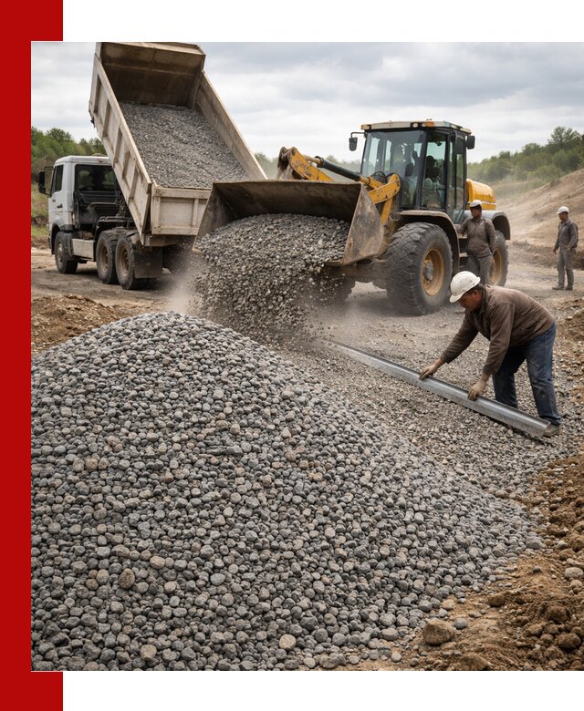 Гравийный щебень фракция 5-20 с доставкой в ессентуках
