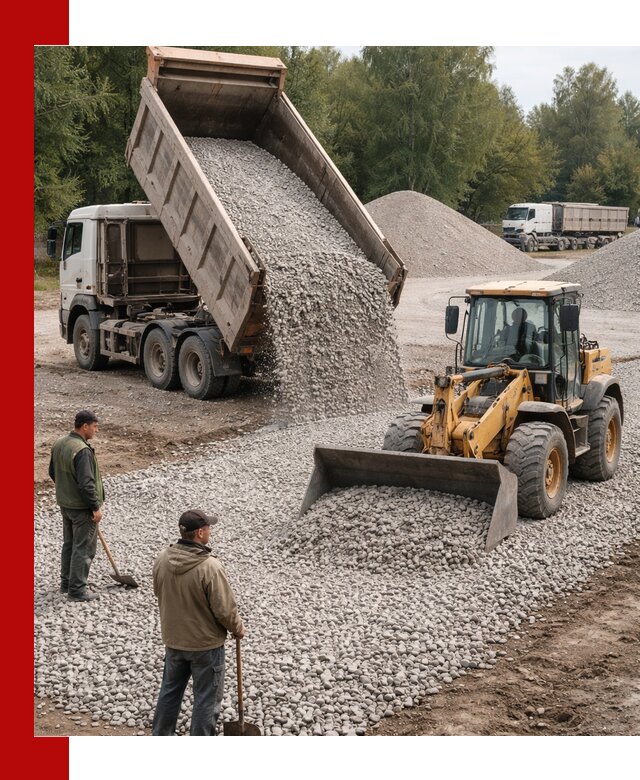Купить гравийный щебень фракция 20-40 в ессентуках с доставкой