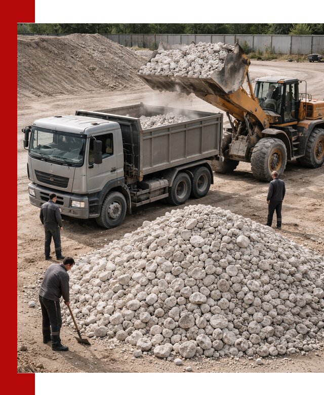 Известняковый щебень фракция 70–150 с доставкой в ессентуках