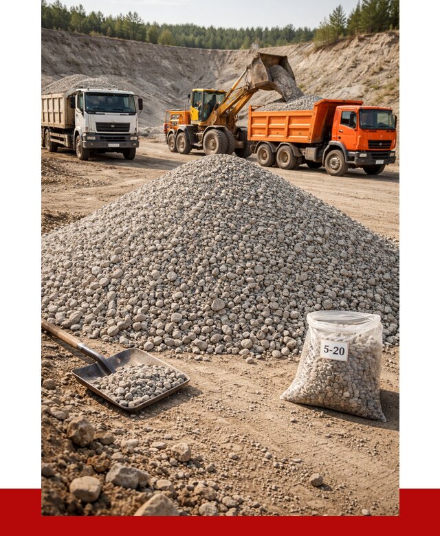 Доломитовый щебень фр. 5-20 в ессентуках от 4283 р. | ПРОНЕРУДСсн