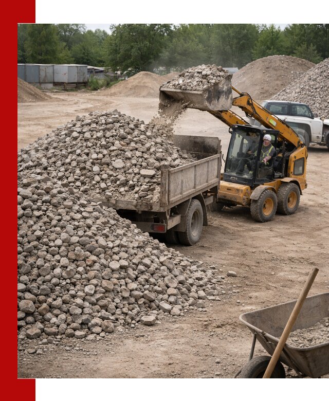 Доставка вторичного щебня в ессентуках для строительных работ