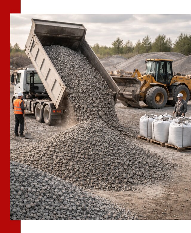 Бетонный щебень фракция 5–20 с доставкой в ессентуках