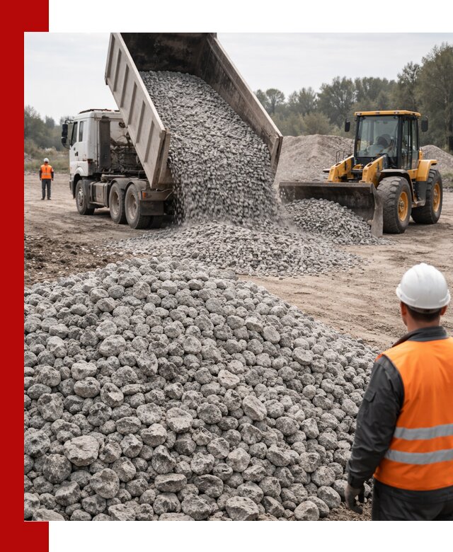 Доставка бетонного щебня фракции 20-40 в ессентуках