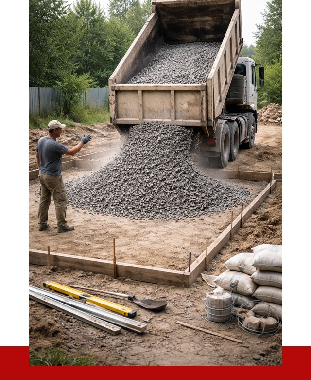 Купить щебень для фундамента в ессентуках от 4589 р. | ПРОНЕРУДСсн