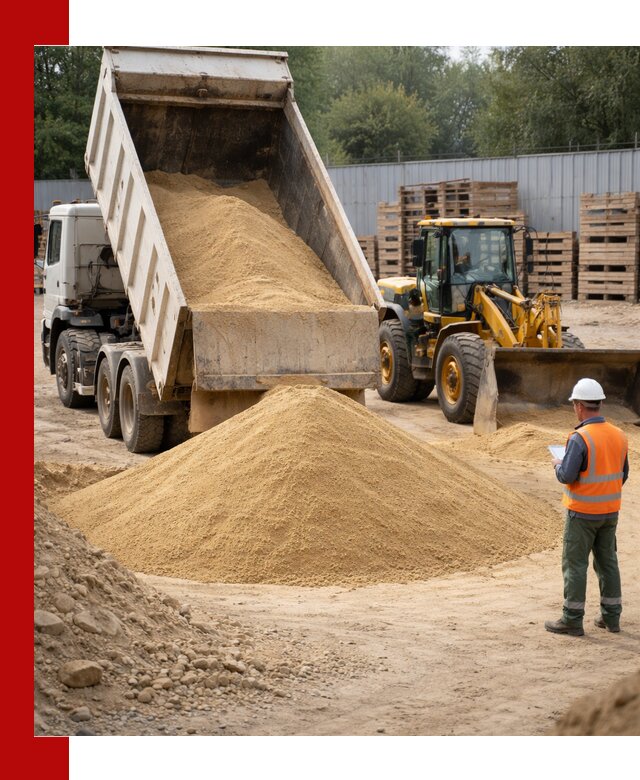 Доставка карьерного мелкозернистого песка в ессентуках
