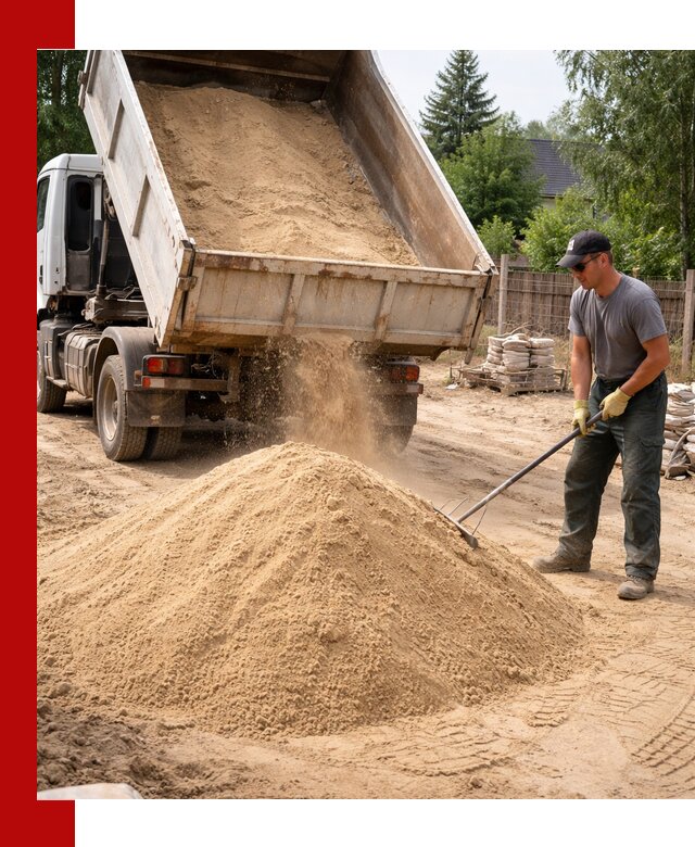 Доставка сухого песка самосвалами в ессентуках