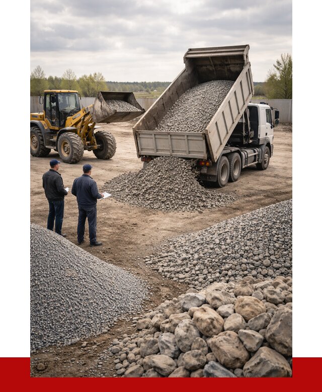 Гравий и камень с доставкой в ессентуках от 4283 р. - ПРОНЕРУДСсн