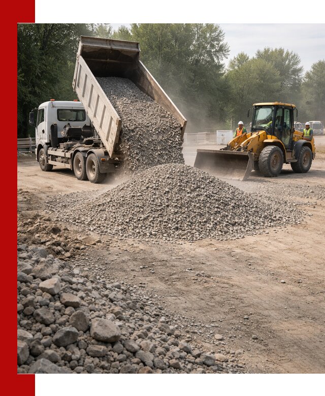 Гравий фракция 5–20 доставка в ессентуках оптом и в розницу