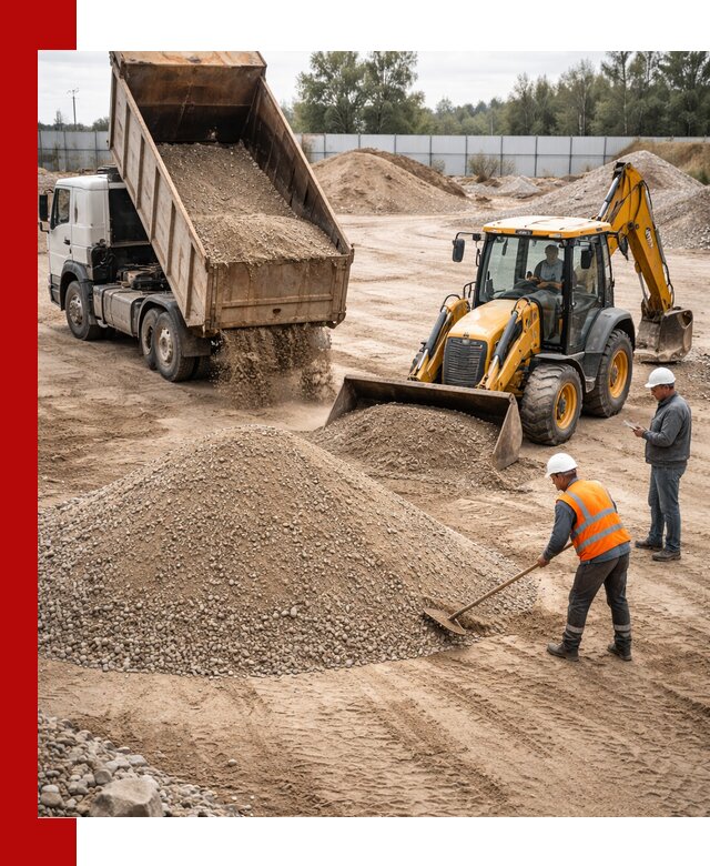 Поставка и доставка ПГС С4 в мешках и самосвалах в ессентуках