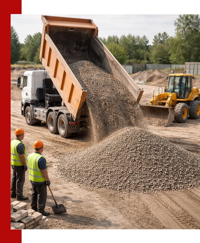 Доставка щебёночно-песчаной смеси ЩПС С7 в ессентуках