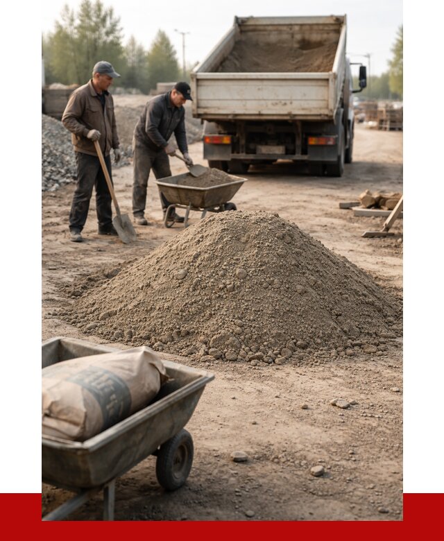 Цементно-песчаная смесь М150 в ессентуках от 4793 р. | ПРОНЕРУДСсн