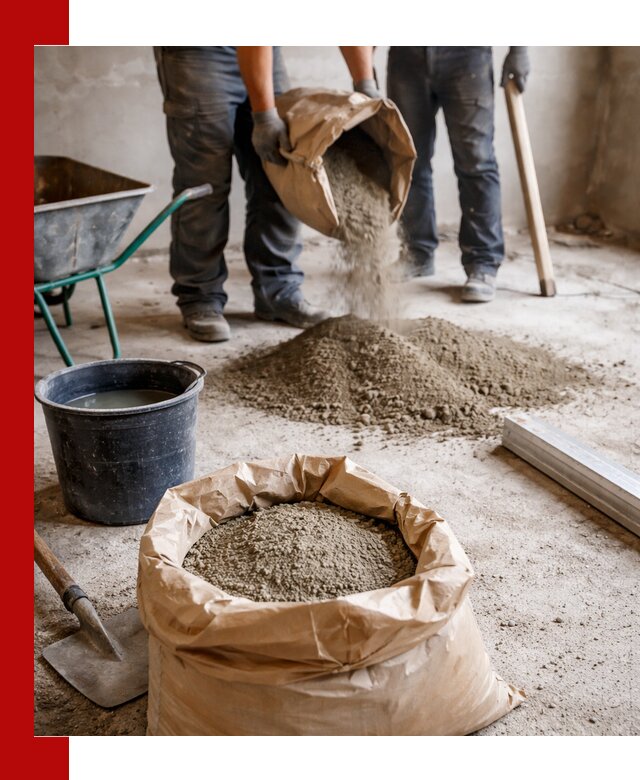 Доставка сухой смеси для стяжки в ессентуках