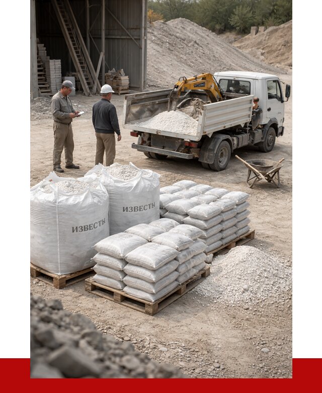 Известь строительная в ессентуках с доставкой от 4283 р. | ПРОНЕРУДСсн