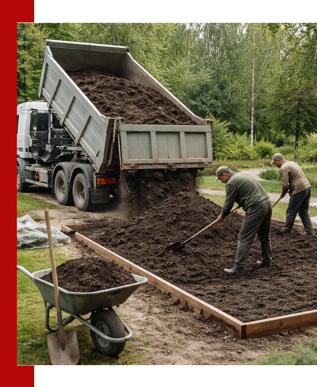 Доставка грунта для озеленения и благоустройства в ессентуках