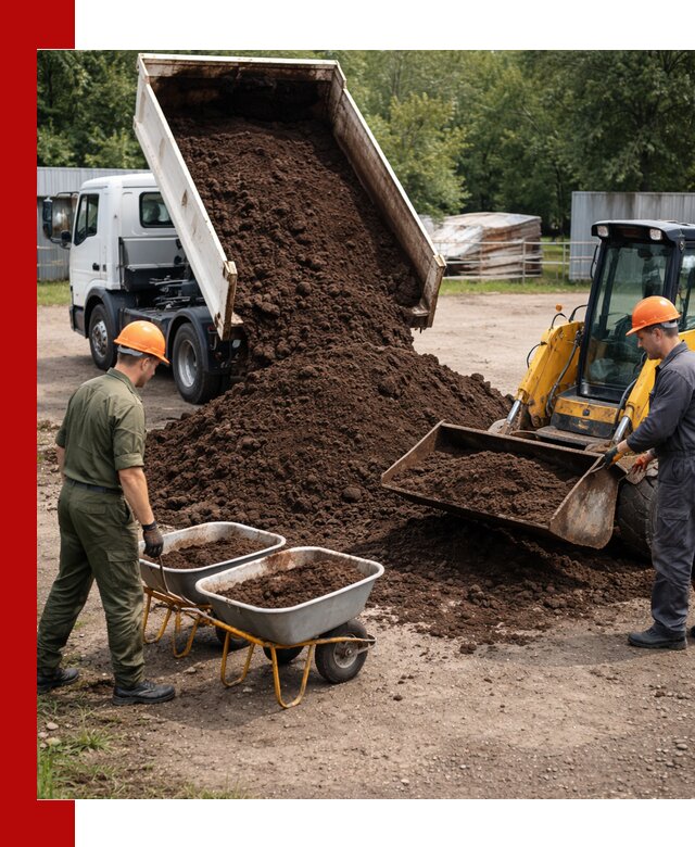 Доставка торфо-земляной смеси в ессентуках для огорода и ландшафта