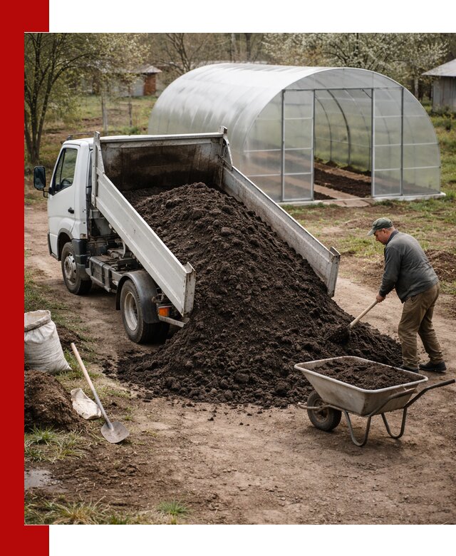 Чернозем для теплицы с доставкой в ессентуках