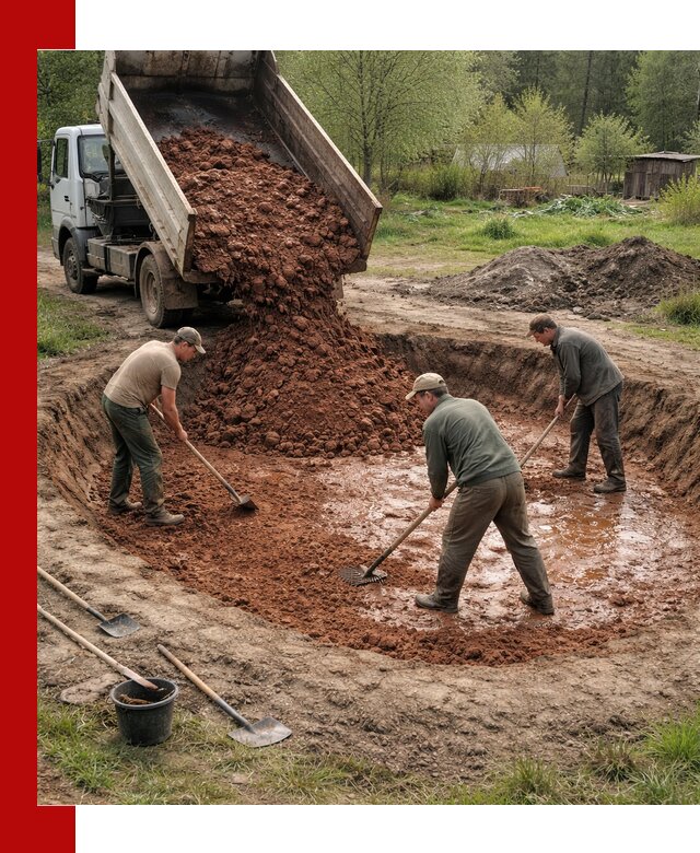 Купить качественную глину для пруда в ессентуках