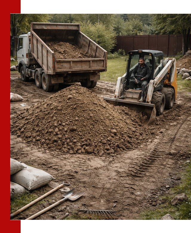 Суглинок для планировки участков в ессентуках с доставкой и выгрузкой