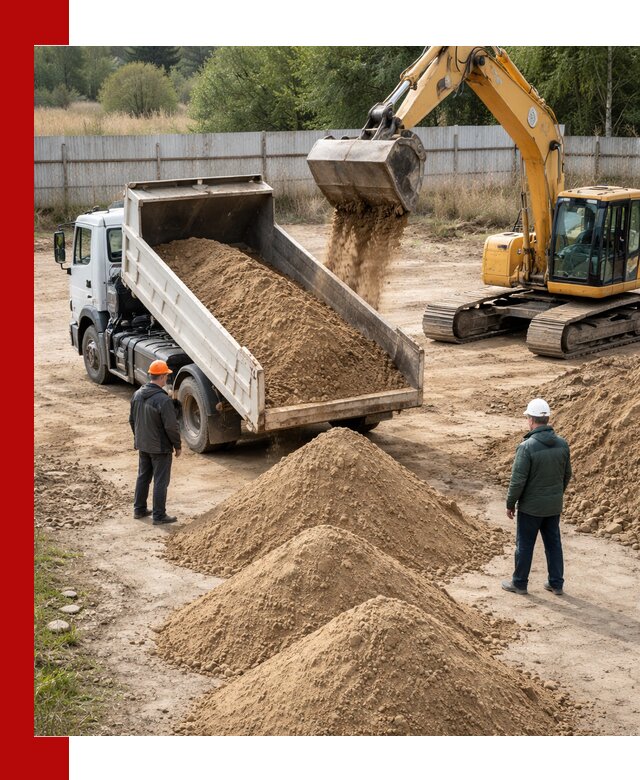 Доставка супеси вагонными и автопартиями в ессентуках
