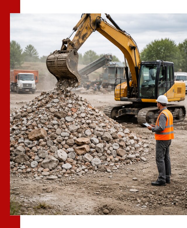 Доставка и вывоз строительного боя в ессентуках