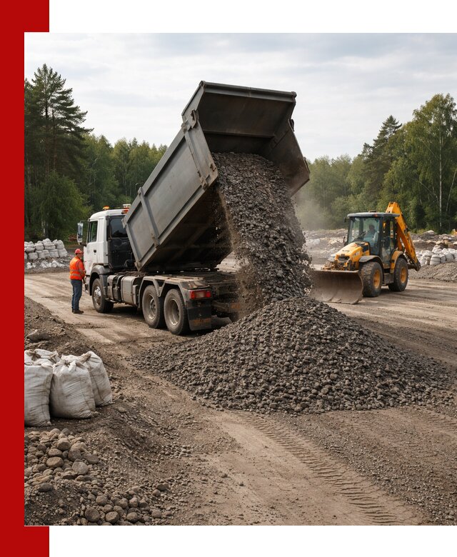Доставка дробленого асфальта в ессентуках для дорожных работ
