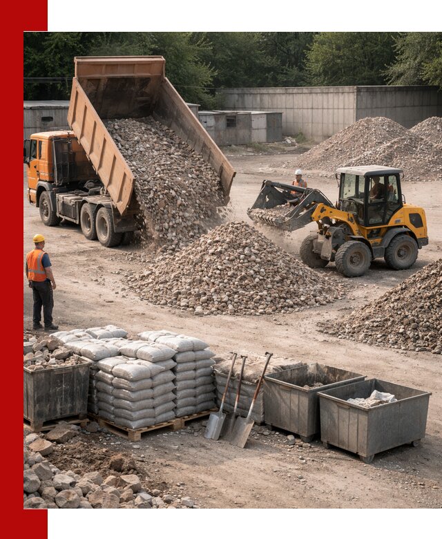 Вторичные материалы для отсыпки в ессентуках — поставка и доставка