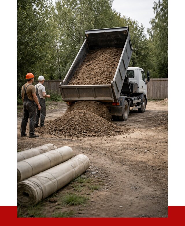 Доставка сыпучих материалов самосвалом в [cvi] от 4283 р. | ПРОНЕРУДСсн