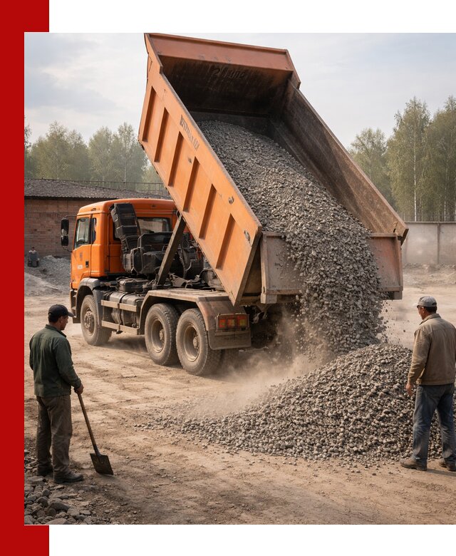 Доставка самосвалом 20 м3 в ессентуках быстро и надежно