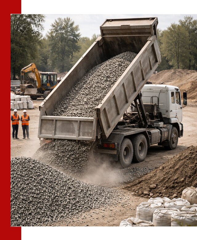 Аренда самосвала в ессентуках для доставки сыпучих и нерудных материалов