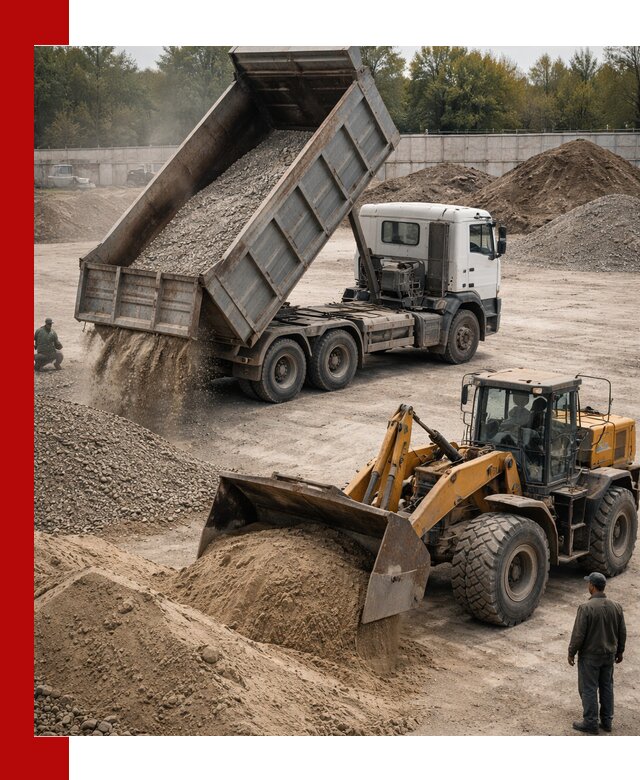 Перевозка сыпучих грузов самосвалами и бортовыми в ессентуках