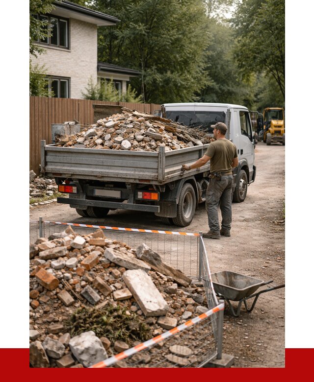 Вывоз строительного мусора с погрузкой в ессентуках от 7648 р | ПРОНЕРУДСсн