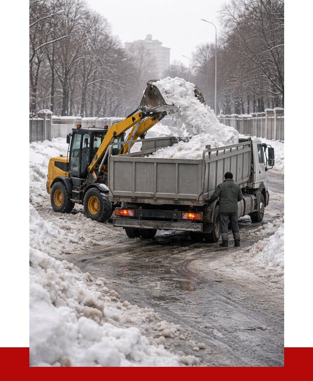 Вывоз снега с погрузкой в ессентуках от 3569 р. ПРОНЕРУДСсн