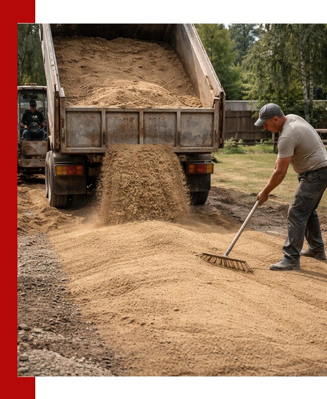 Отсыпка участка песком в ессентуках быстро и качественно
