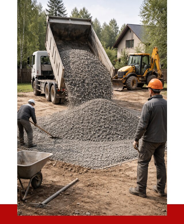 Отсыпка участка щебнем в ессентуках от 6628 р. ПРОНЕРУДСсн