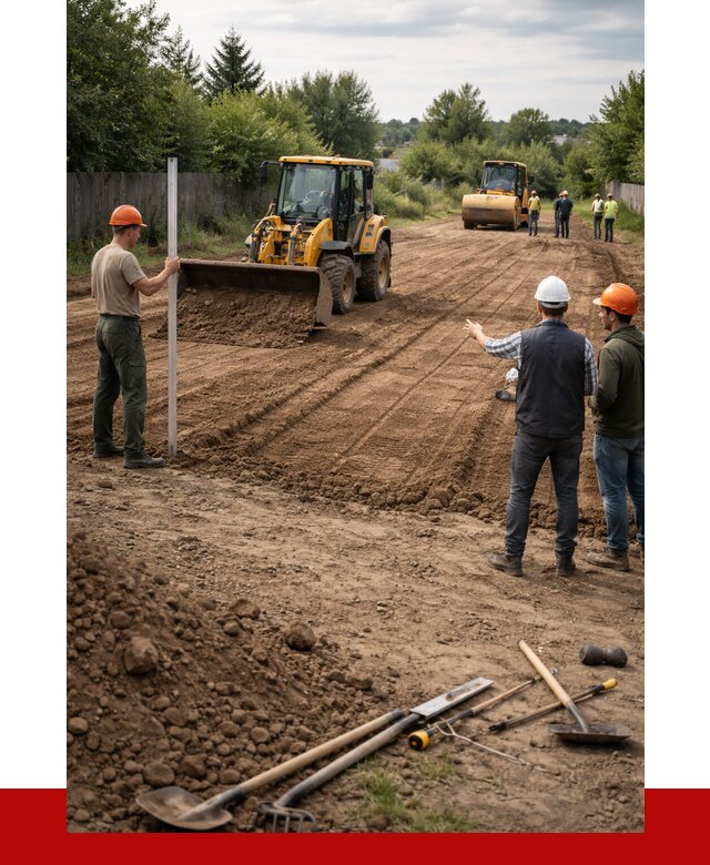 Планировка участка грунтом в ессентуках от 4589 р ПРОНЕРУДСсн
