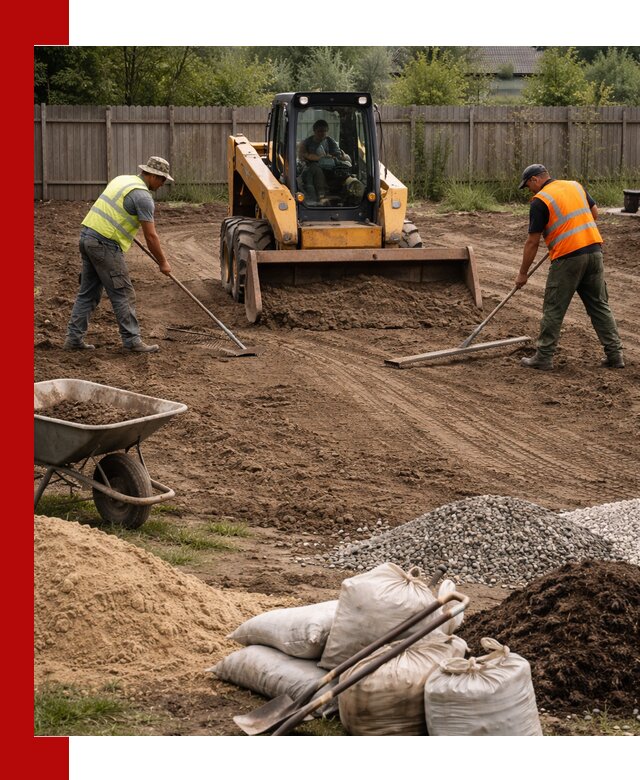 Выравнивание участка под строительство и благоустройство в ессентуках
