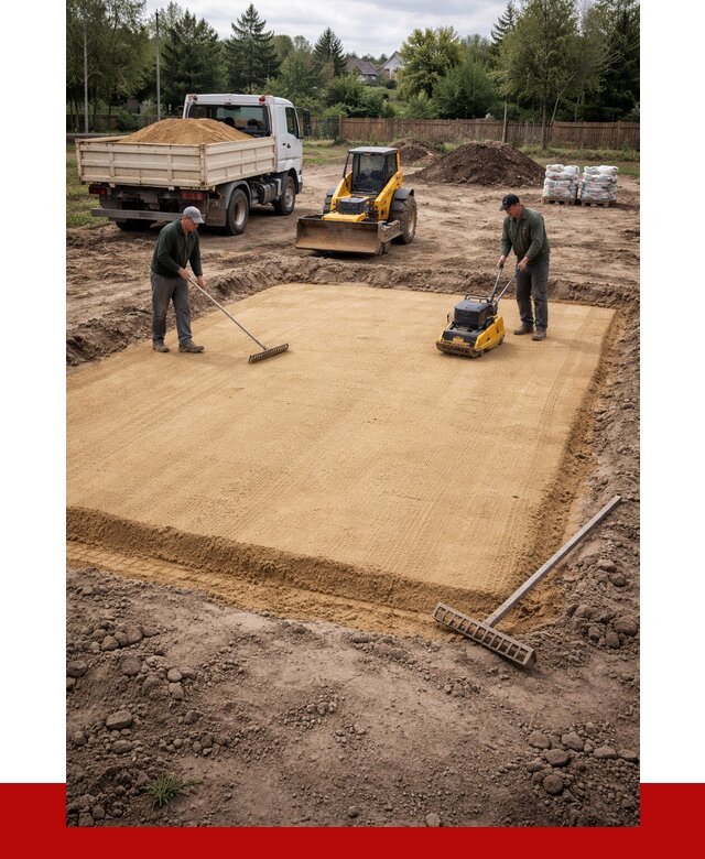 Устройство песчаной подушки в ессентуках от 4589 р. ПРОНЕРУДСсн