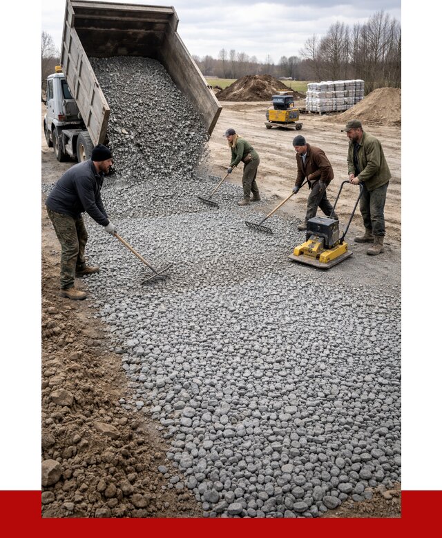 Устройство щебеночной подушки в ессентуках от 4589 р. ПРОНЕРУДСсн